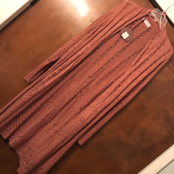 Knit long pink sweater size XXL - Picture 8 of 9